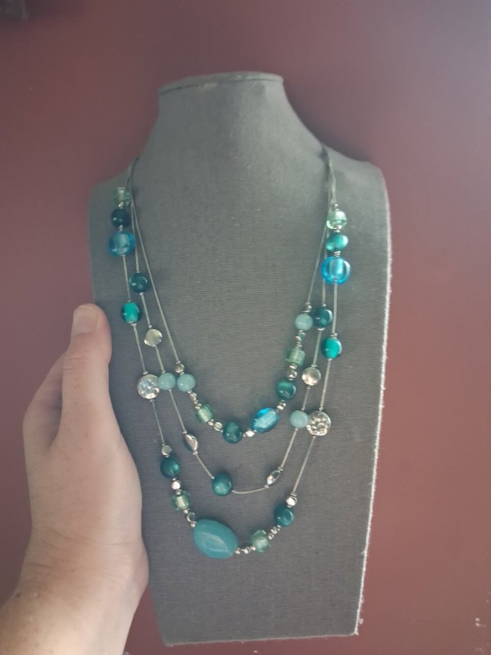 20 inch Multistranded necklace